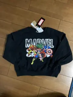 新品　MARVEL マーベル　トレーナー　キッズ120のサムネイル