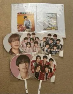 なにわ男子　うちわ　フォトキャンバス　King & Prince