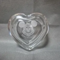 ミッキーマウス ハート型クリスタル小物入れ