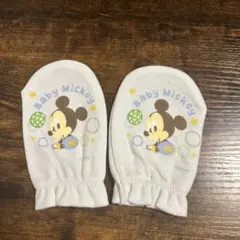 【新品未使用】ベビーミッキー　新生児用ミトン