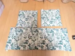 14日限定3000円→2200円車椅子用座布団3点セット 草花柄
