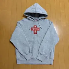 Supreme Cross Box Logo Hooded Sweatshirt