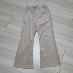 コーデュロイ ワイドパンツ ベージュ