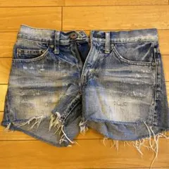 【moussy】ショートデニムパンツ