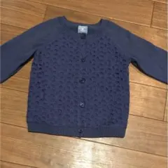 babygap☆新品12-18m 80cm ネイビーレースカーディガン