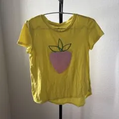 GAP ギャップ イチゴ柄 Tシャツ イエローのサムネイル