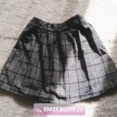 EMSEXCITE ミニスカート チェック 千鳥柄