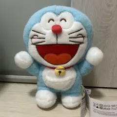 新品　ドラえもん　赤いほっぺ　Lぬいぐるみ　バンザイポーズ