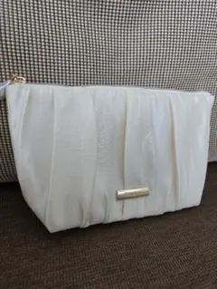 ⭐新品未使用⭐Francfranc パールシフォン ポーチ L アイボリー