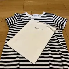 agnes b. アニエスベー ボーダー半袖Tシャツ　サイズ3