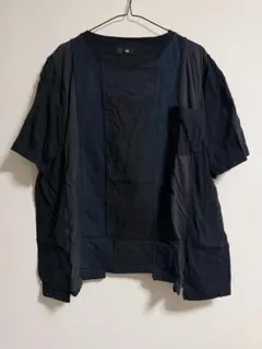ink Tシャツ ネイビー 日本製 Fサイズのサムネイル