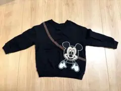 ミッキーマウス トレーナー 110 黒