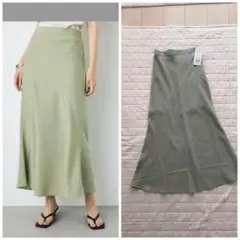 新品　AZUL BY MOUSSY セミフレアバイアススカート