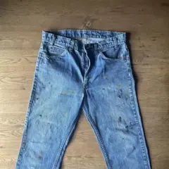 ビンテージデニムリーバイス　505 1970s 裏ボタン8
