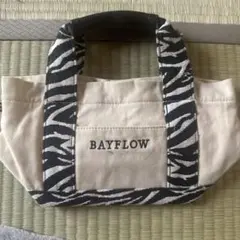 BAYFLOW ゼブラ柄 トートバッグ ミニバッグのサムネイル