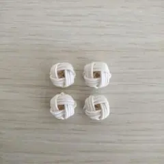 あわじ玉　アクセサリーパーツ　白色