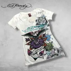 【Y2K】Ed Hardy archive 平成ギャル Tシャツ　ストーン