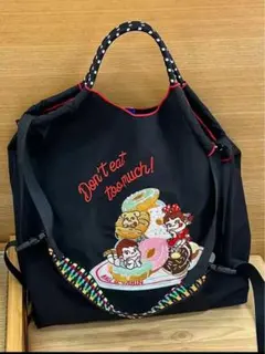 【新品　未使用】ペコちゃん刺繍　エコバッグ