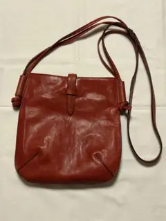 Dakotaレザー 赤 ショルダーバッグ