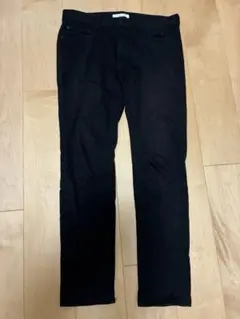 GU ジーユー　ブラック スリムフィットパンツ　ワークパンツ