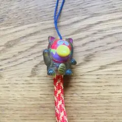 チョコボール 縁起ものキョロちゃん ストラップ 招き猫のサムネイル