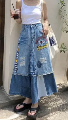 gotohollywood ペルソナ デニム スカート 美品 130 - メルカリ