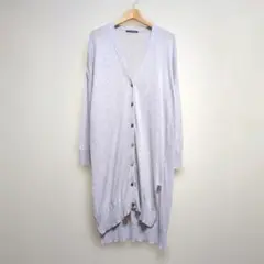 ★日本製 mizuiro ind コットン ニット ロング カーディガン