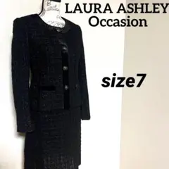 LAURA ASHLEY Occasion ラメツイード セットアップ スーツ