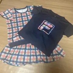フィラ　テニスウェアセットアップ3点セット