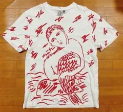CARNE BOLLENTE カルネボレンテ Tシャツ Mサイズ ホワイト 総柄のサムネイル
