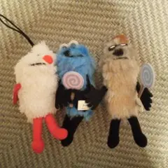 パペットスンスン　ぬいぐるみマスコット　スンスン＆ノンノン＆ゾンゾン