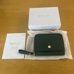 BAROOS 三つ折り財布 グリーン