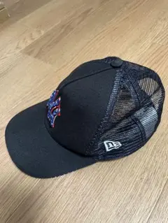NEW ERA NYロゴ メッシュキャップ 黒赤