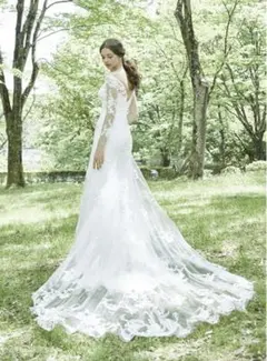 【値下げ】ウエディングドレス キヨコハタ(クリーニング済、パッケージ済) KH-0007 white｜KIYOKO HATA × marry(キヨコハタ×マリー)の