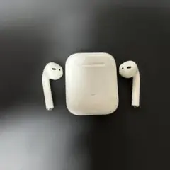 AirPods（第1世代）本体 ホワイト カバー付き