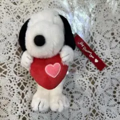 【新品未使用】ユニバーサルスタジオジャパン　スヌーピー　ハート型キーチェーン