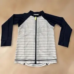 ヘリーハンセン⭐︎ストライプラッシュガード（白・ネイビー）