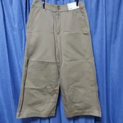 ユニクロ ワイドクロップドパンツ