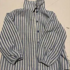 SHEIN ブルーストライプシャツ 12-18M