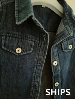 SHIPS　シップスキッズ　　デニムシャツ　90