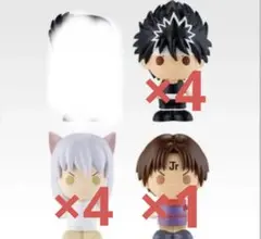 一番くじ　幽遊白書　F賞SOFVICちゅ9点セット飛影・妖狐蔵馬・コエンマ