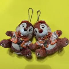 チップとデール ディズニーランド 25周年 ぬいぐるみバッジ ぬいば