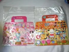 韓国限定！マイメロディー　ポチャッコ　遊べるぷっくりシールセット