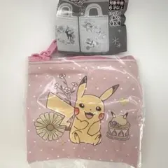 ポケモン　トートバッグ＆ポーチコレクションvol.9　ポーチ　ピカチュウ　ガチャ