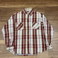 好配色USA製 80s BIG MAC ビンテージ ヘビーネルシャツ Lサイズ