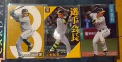 Calbee プロ野球 カード 2023 2024 大山 中野 森下 阪神 3枚