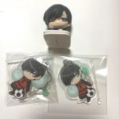 ブルーロック ブルロ 糸師 凛 アクリルストラップ フィギュアセット ガチャ