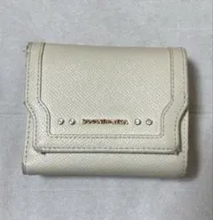 サマンサベガ アイボリー 三つ折り財布