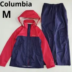 コロンビア レディース レインウェア 上下セット オムニテック 防水透湿 M