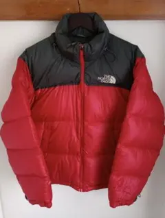 THE NORTH FACE ヌプシダウンジャケット 700 赤/黒　KA017